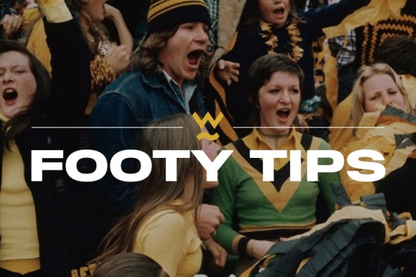 footy fans cheering