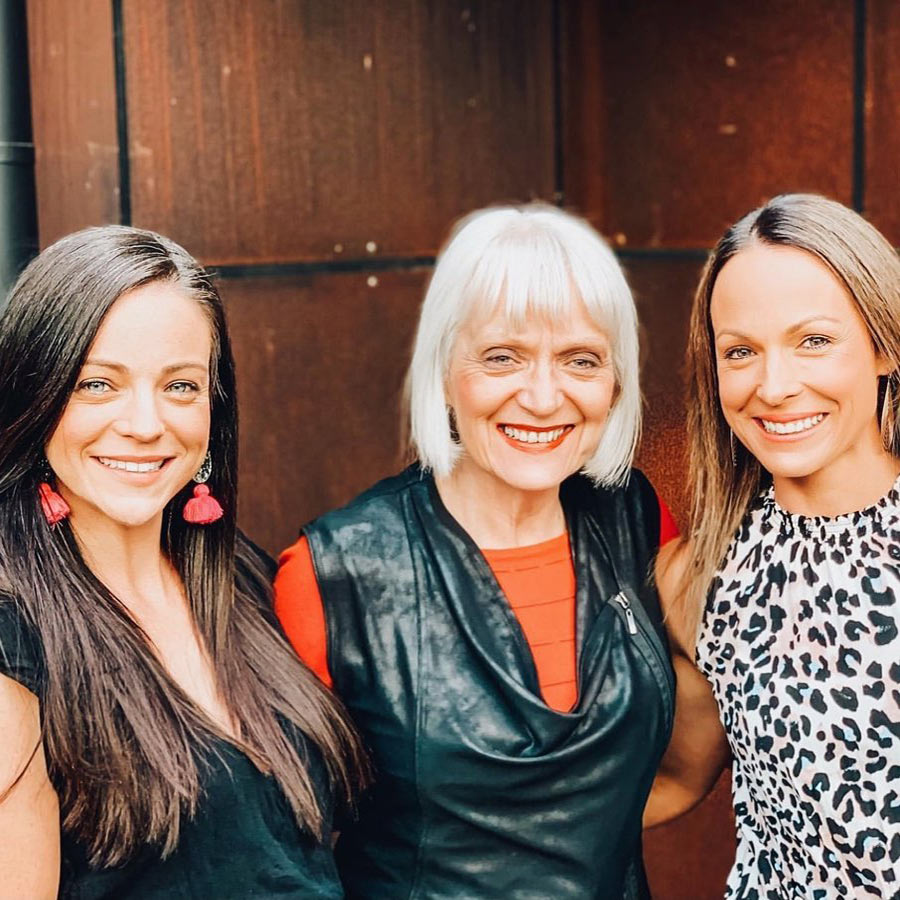 mother and daughters at the grand